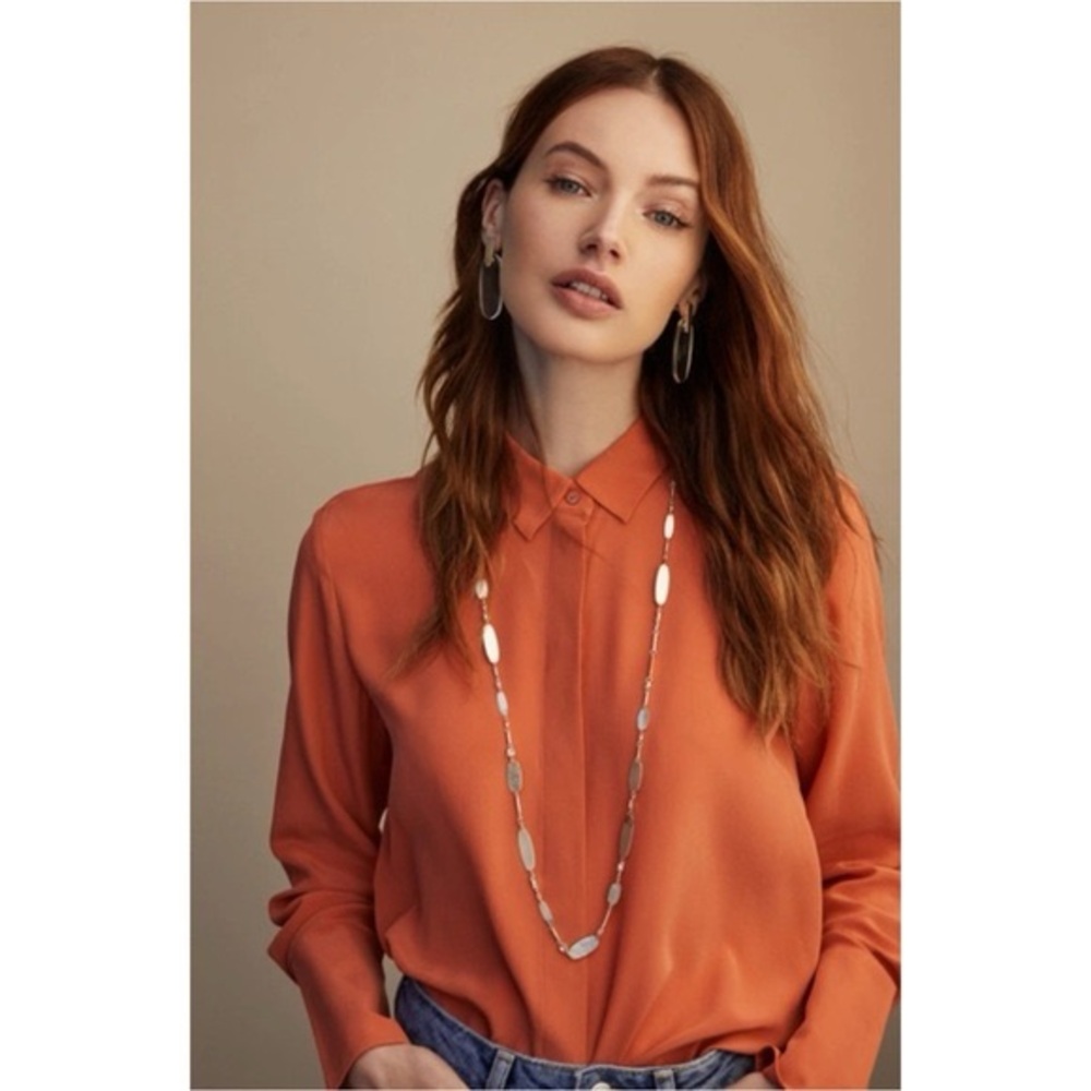 Kendra Scott Claret Long Strand Necklace